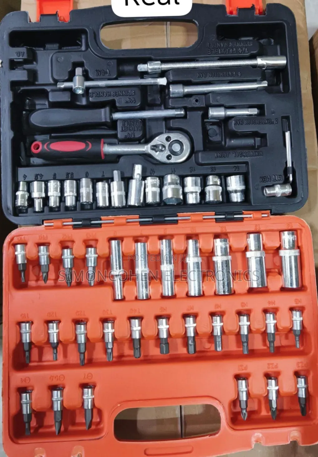 1/4" 53pc Dr Socket Spanners Tool Box