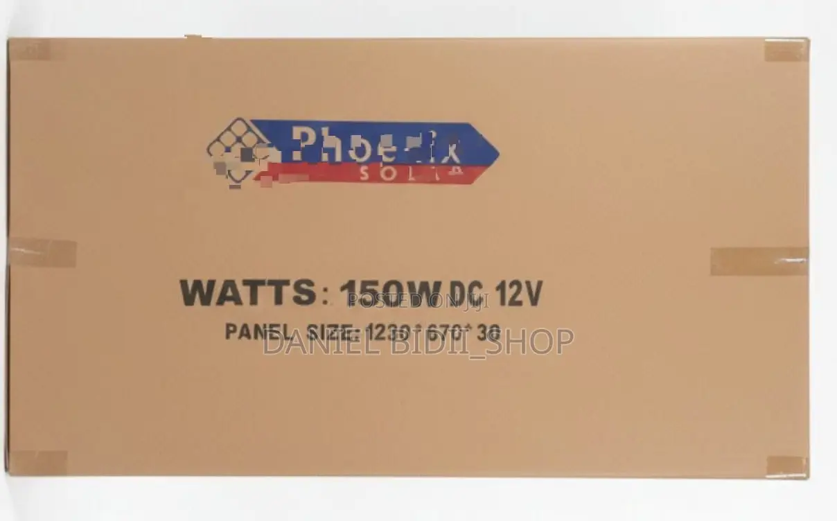 Phoenix Monocrystalline Solar Panel 150watts