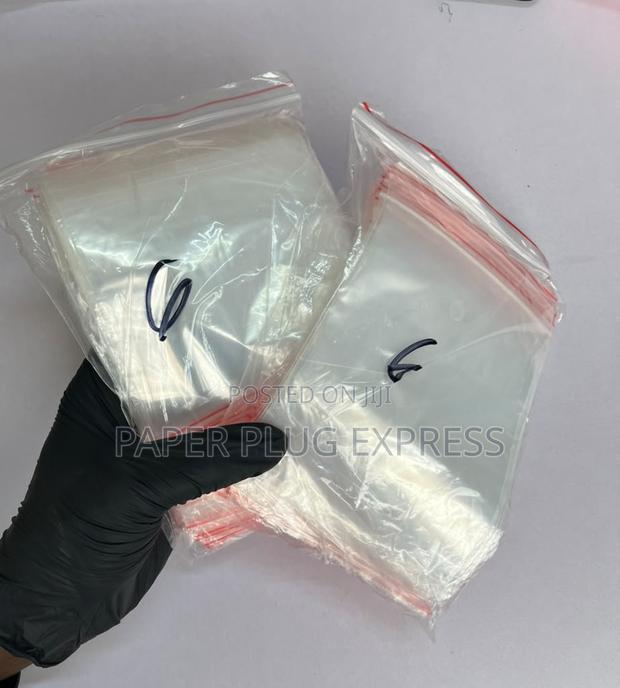 Transparent Ziplock Pouche Size 6 (10x15 Cm)