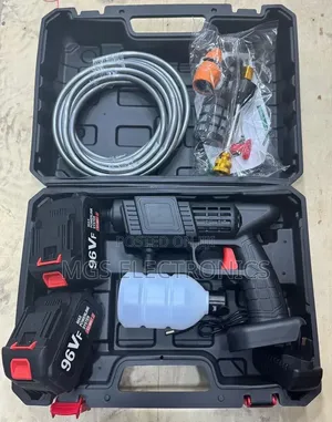 Car Wash Spray Gun With Portable Lithium Battery With 2 Batteries
