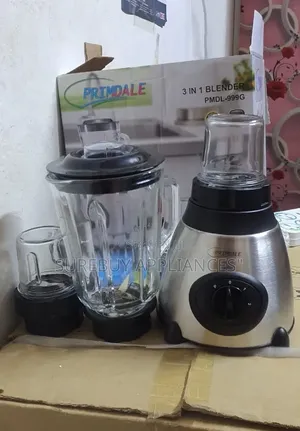 Primdale Glass Jar Blender, Grinder Mill 3-in-1