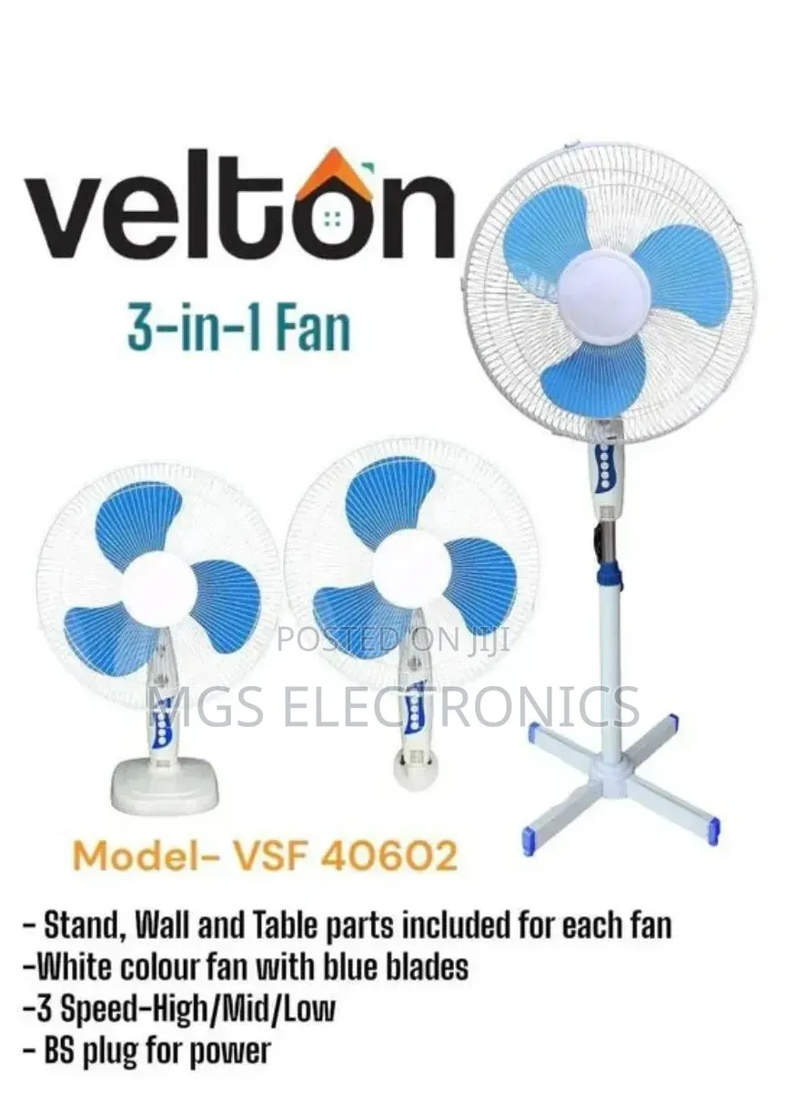 Velton 3 in 1 Standing Fan 2300