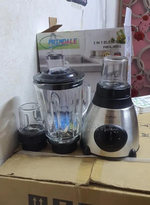 Primdale Multifunction 3-in-1 Blender With Glass Jug