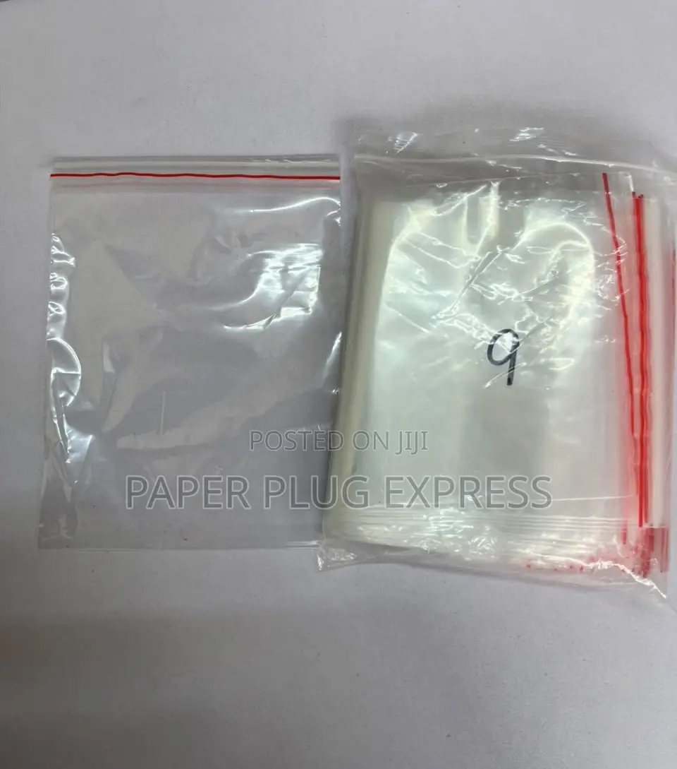 13x19cm Size 9 Transparent Ziplock Bags