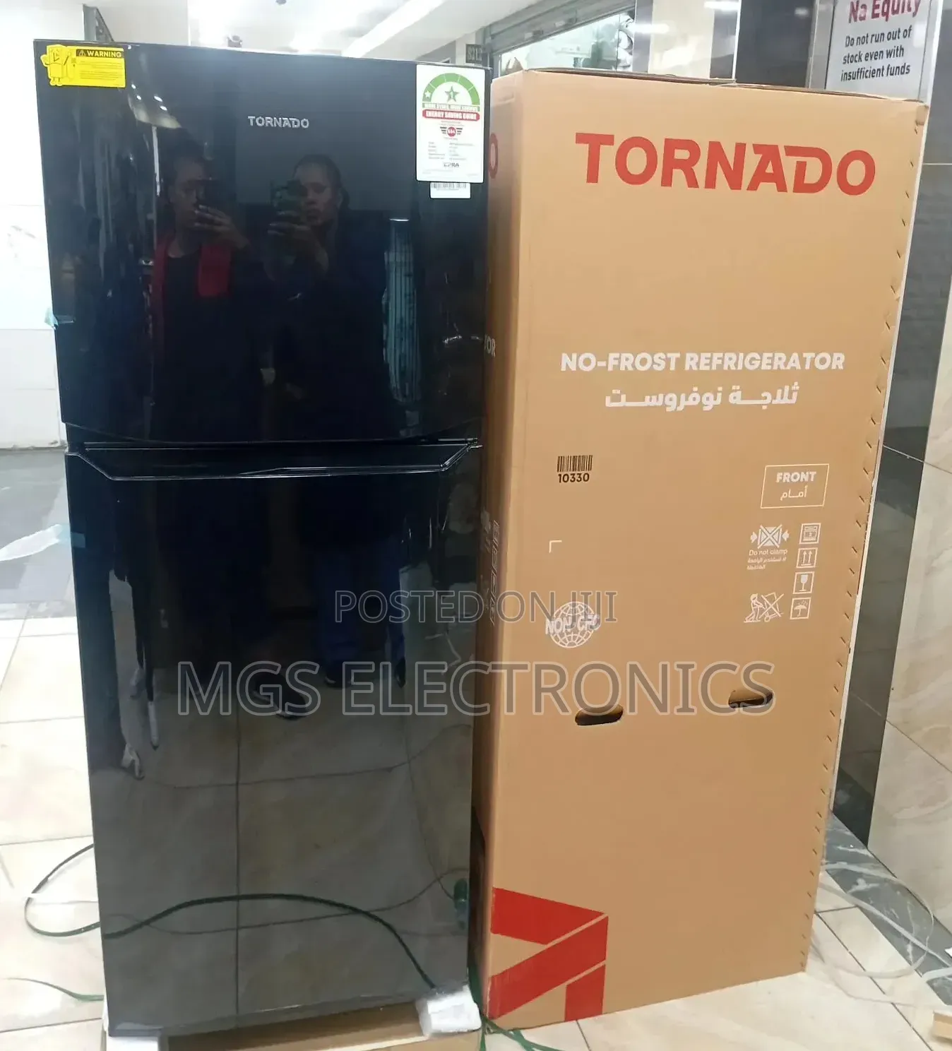 Tornado 304l Non Frost Fridge