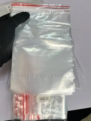 Clear Ziplock Resealable Storage Food Grade Bags Size 10 (15x22 Cm)