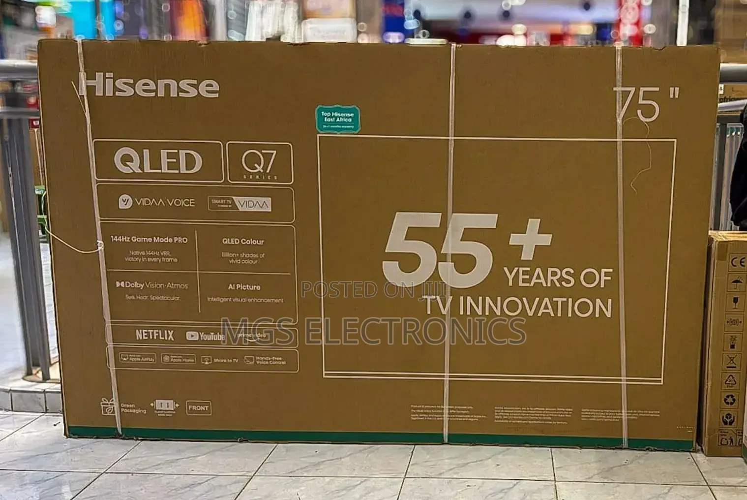 Hisense Qled Q7 75"[75q7qken] Available at 115,000