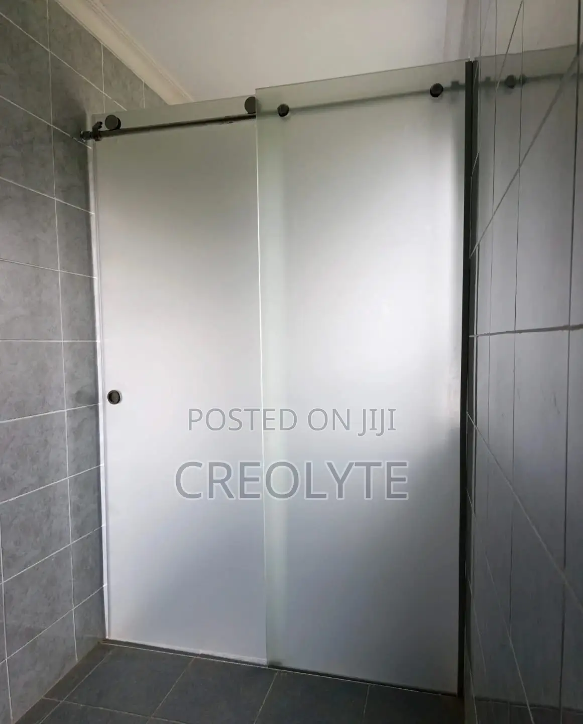 Frameless Frosted Glass Sliding Shower Enclosure Supply Install