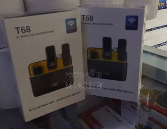 T68 Clip-on Wireless Mic for Interviews