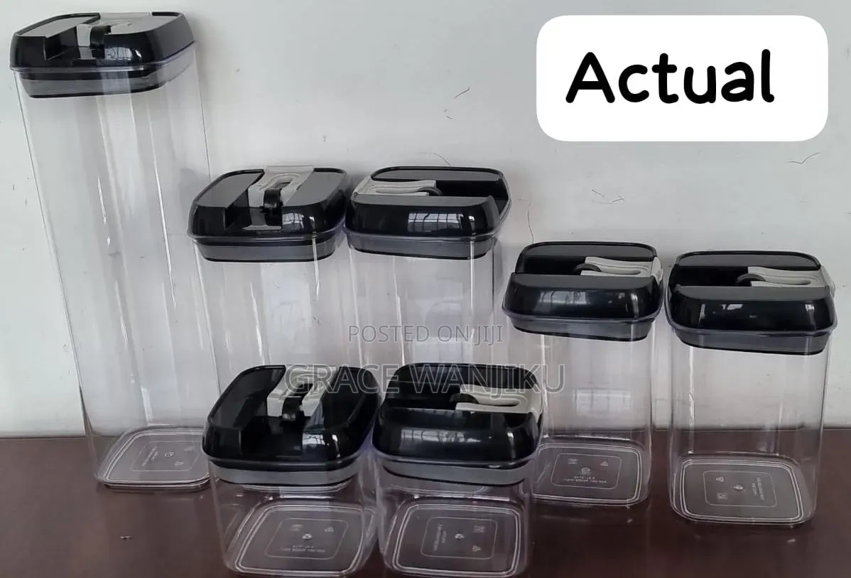 Acrylic 7pc Food Storage Container Set
