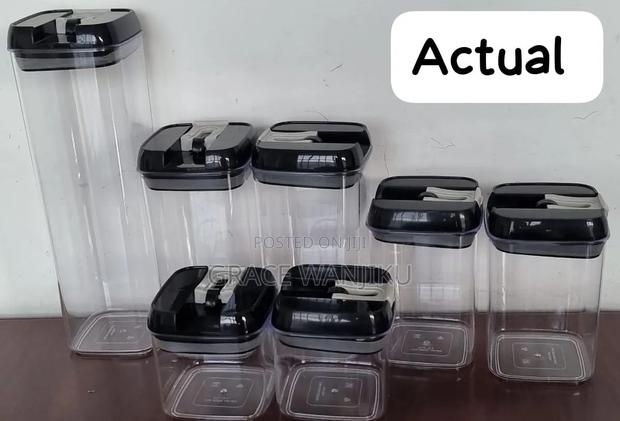 Acrylic 7pc Food Storage Container Set
