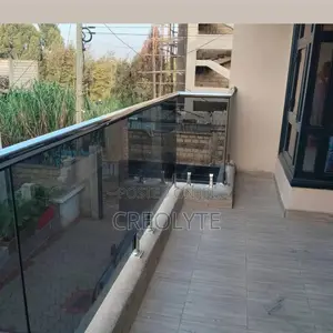 Frameless Glass Balcony Balustrade With Spigots Handrail