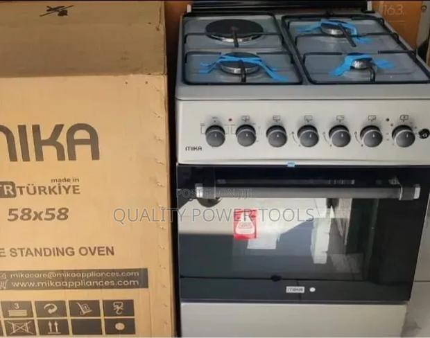 *Mika Standing Cooker 3 Gas + 1 Electric, 58x58cm