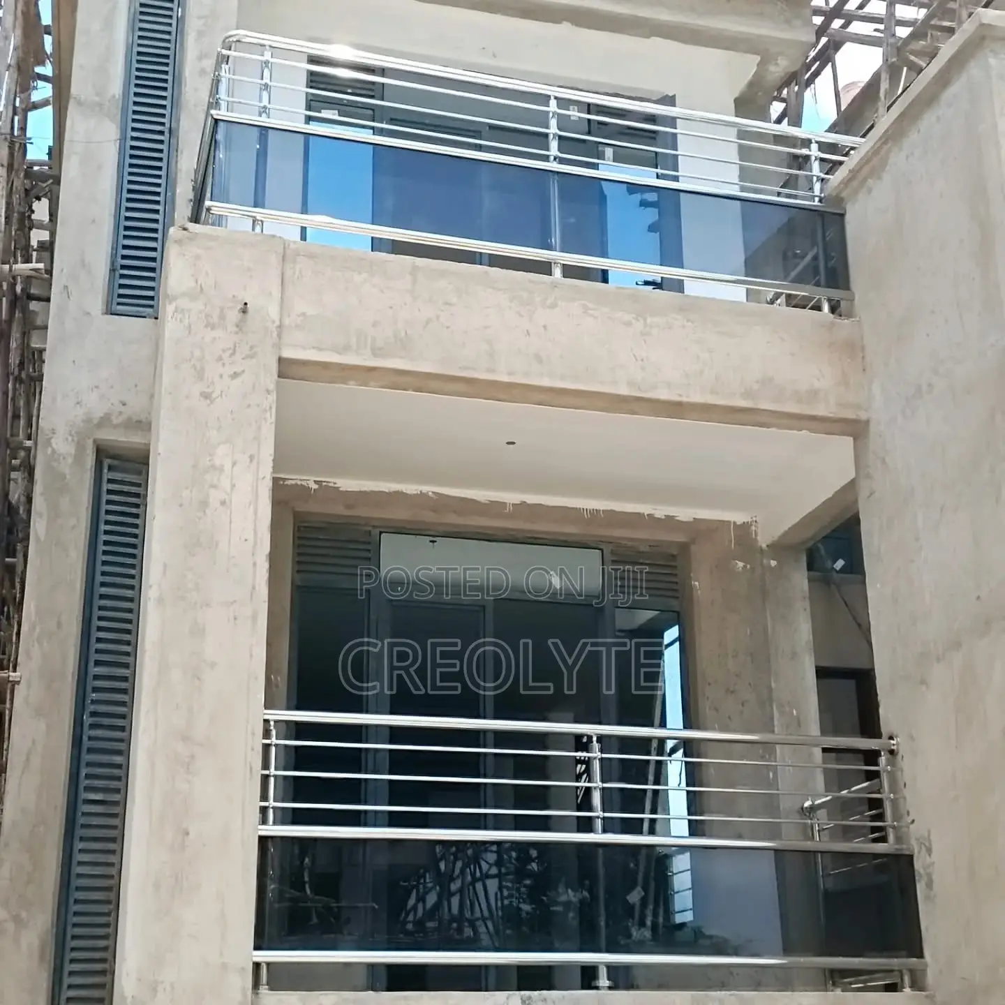 Stainless Steel Horizontal Rail Balcony Balustrade –