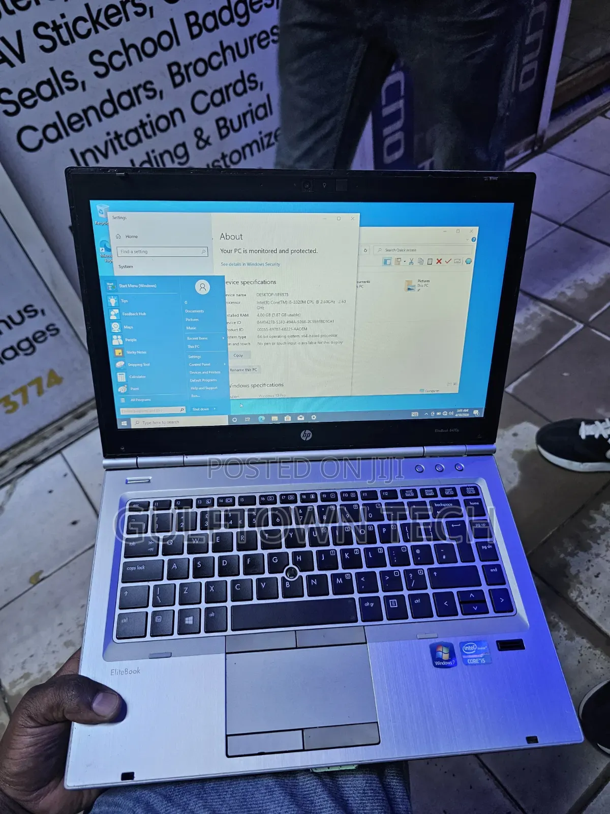 Laptop HP EliteBook 8470P 4GB Intel Core i5 HDD 320GB