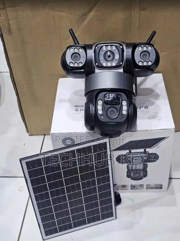 Solar Powered 4g CCTV Camera With Remote Phone Monitoring Night Vision