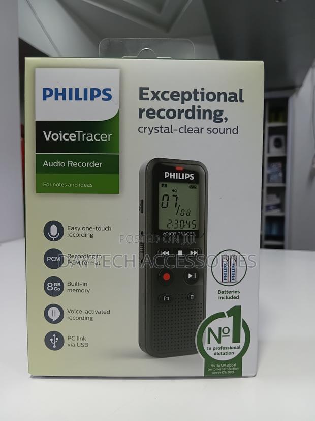 Philips Voice Tracer Dvt1160 Audio Recorder 8 Gb Gray - thumbnail 2
