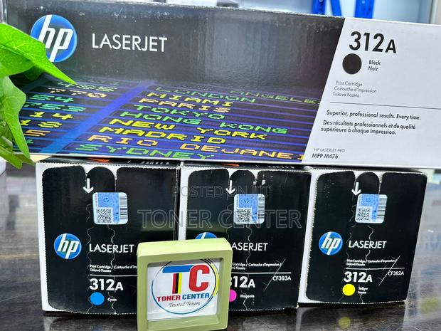 Hp 312a Cyan Original Toner Cartridge (Cf381a)