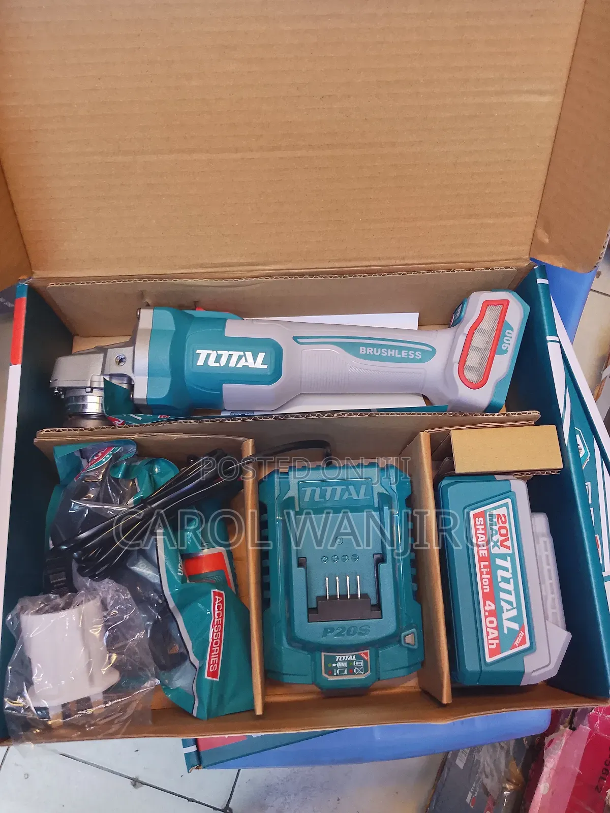 New Total Brushless 20v Cordless Grinder/Total Cordless Grinder