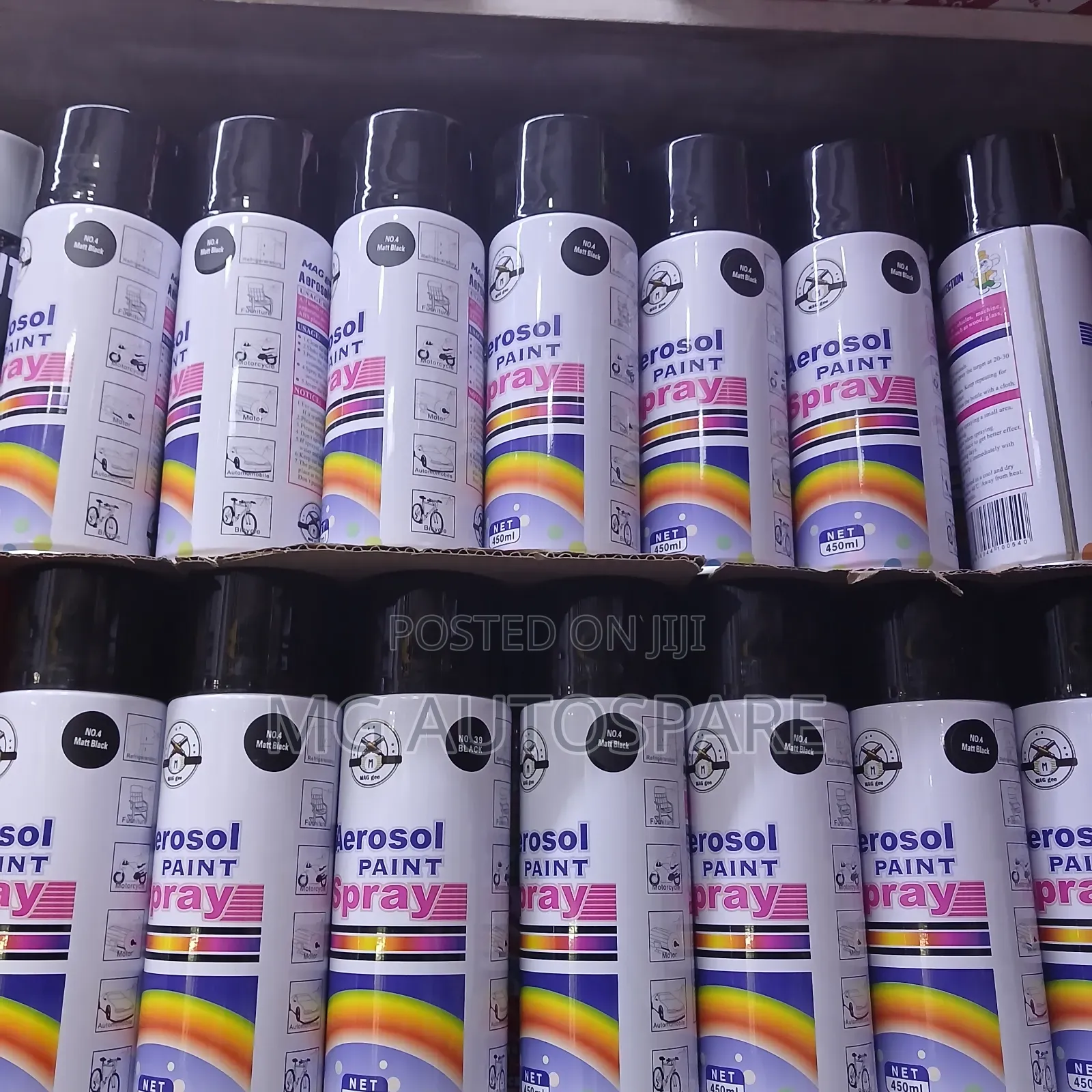 Spray Paint Matt Black