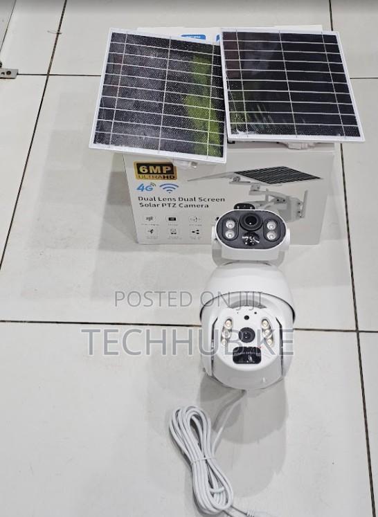 Solar Powered 4g CCTV Camera With Dual Lens Night Vision