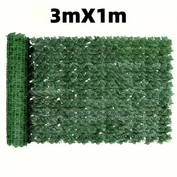 Premium Artificial Privacy Fence Roll Dense Green Hedge Cover