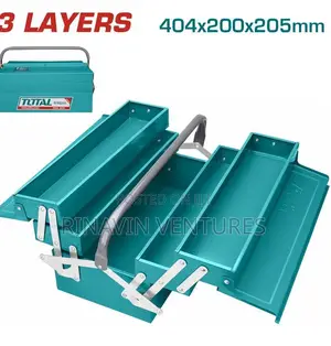 Total Ht10702 Tool Box Size:404*200*205mm 3 Layers