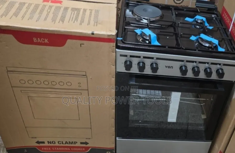 60x60 3+1 Electric Von Free Standing Cooker