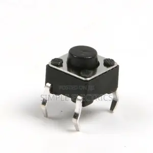 100x Tactile Push Button Switch Tact Switch 6x6x5mm 4-Pin Dip Arduino