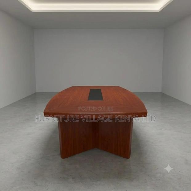300cm Mahogany Conference Table. - thumbnail 4