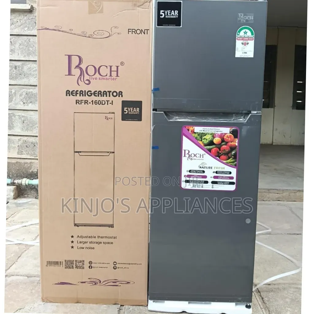Roch 130 Litres RFR-160dt-I Double Door Fridge