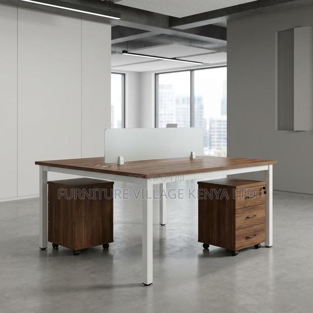 Modern 2-Seater Workstation.