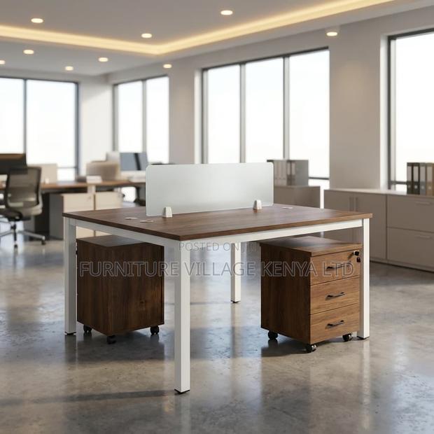 Modern 2-Seater Workstation. - thumbnail 2