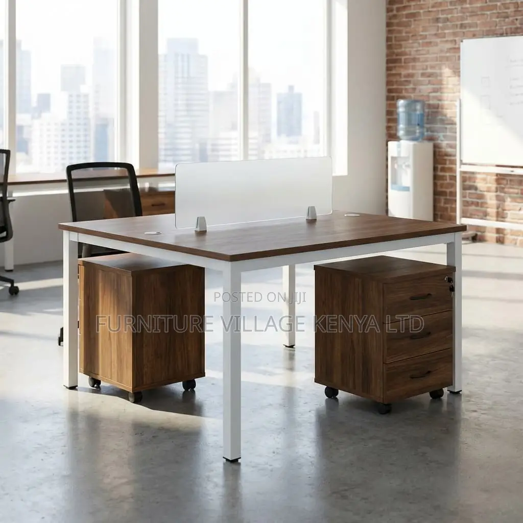 Modern 2-Seater Workstation.