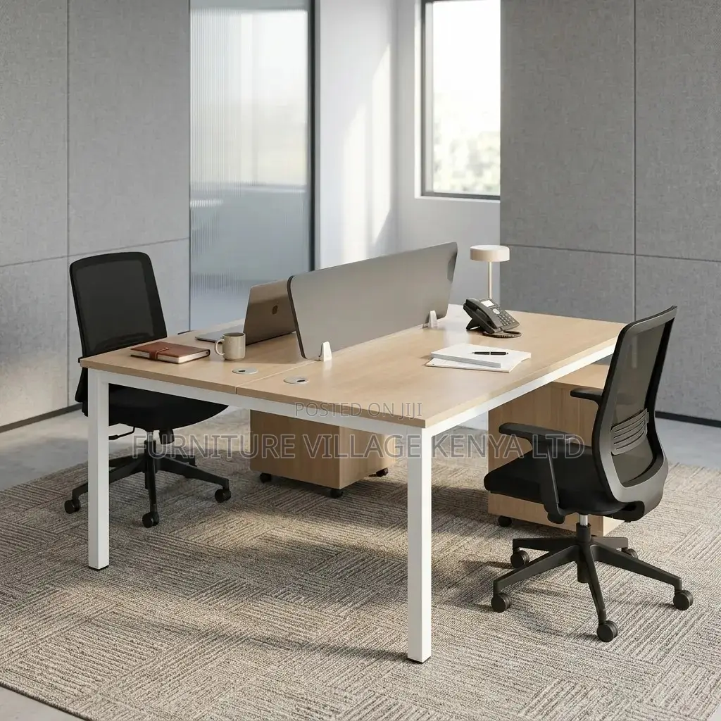 Modern 2-Seater Workstation.