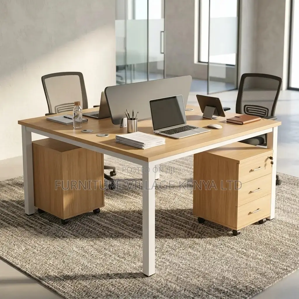 Modern 2-Seater Workstation.