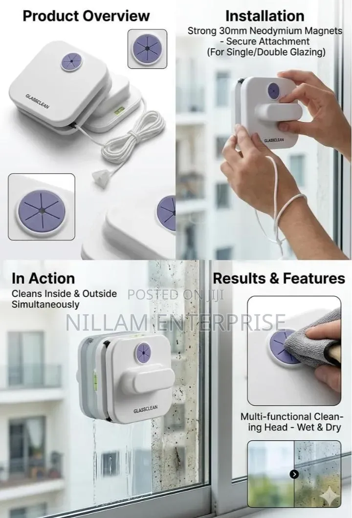 Automatic Double Sided Glass / Window Cleaner
