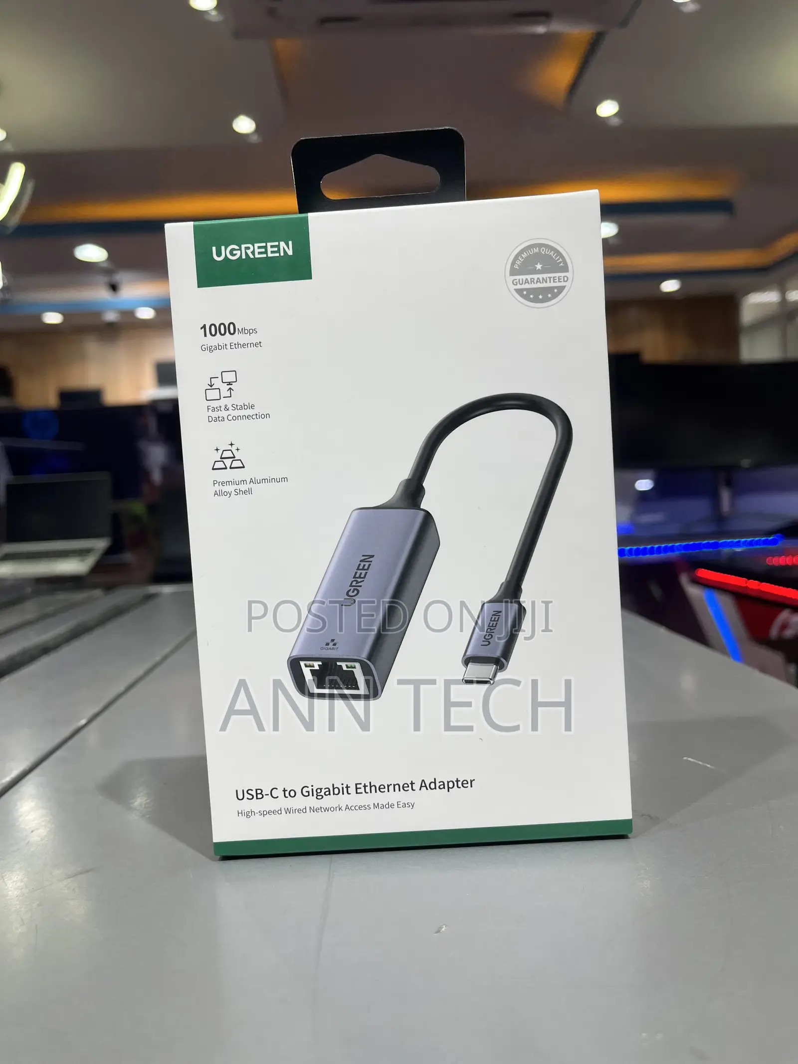 Ugreen Cm199 USB-C 3 to Gigabit Ethernet Adapter