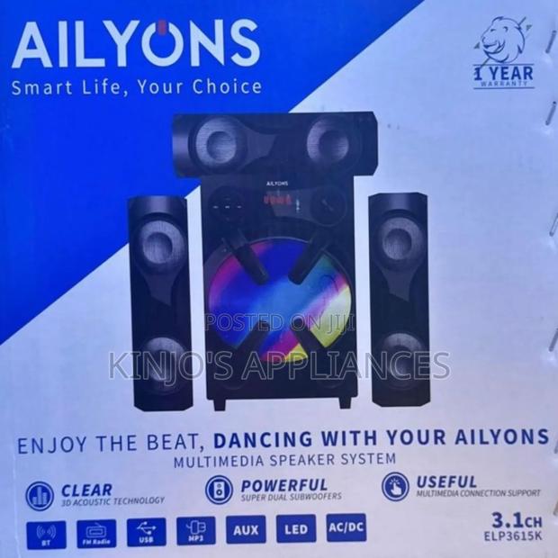 Ailyons Elp3614k 3.1 Ch Subwoofer Home Theatre Multimedia Speaker