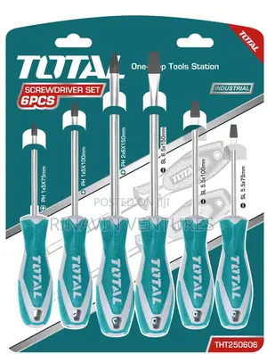 Total Tht250606 6 PCS Screwdriver Set