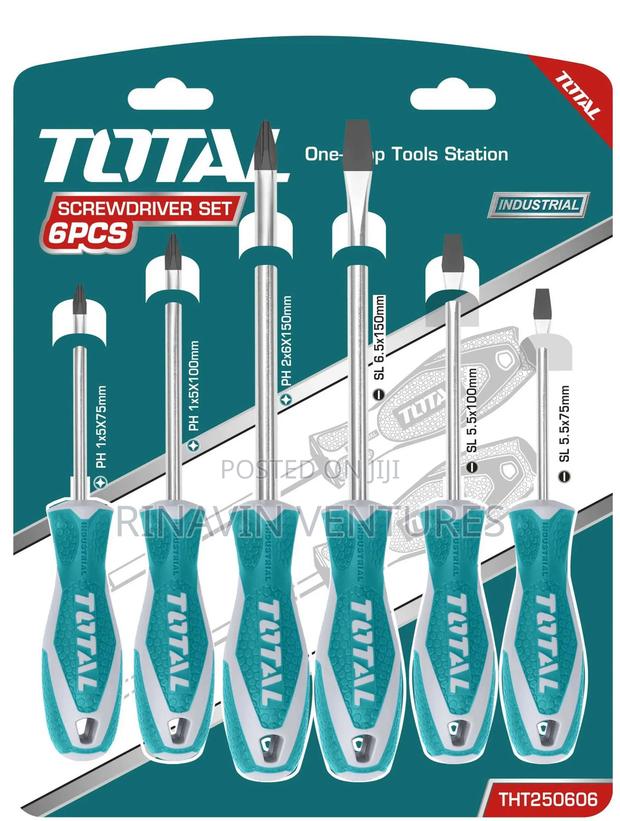 Total Tht250606 6 PCS Screwdriver Set