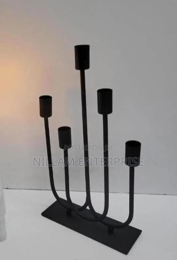 Classic 5 in 1 Metallic Candle Holder - thumbnail 2