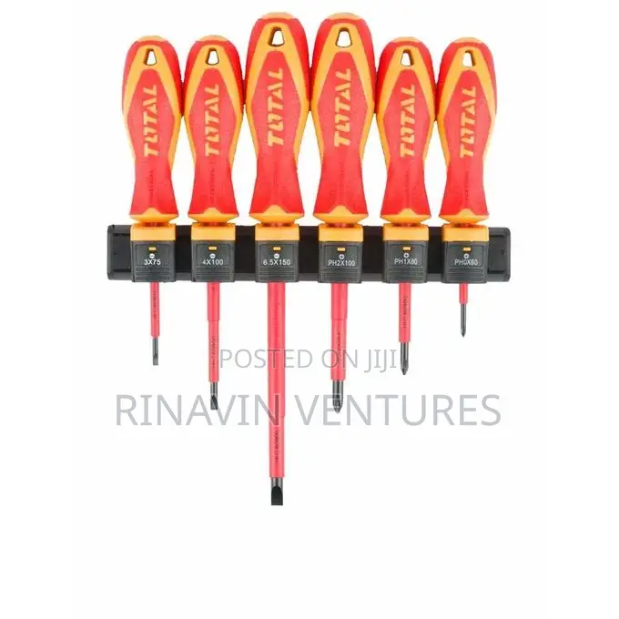 Total Thtis566 6 PCS Insulated Screwdriver Set