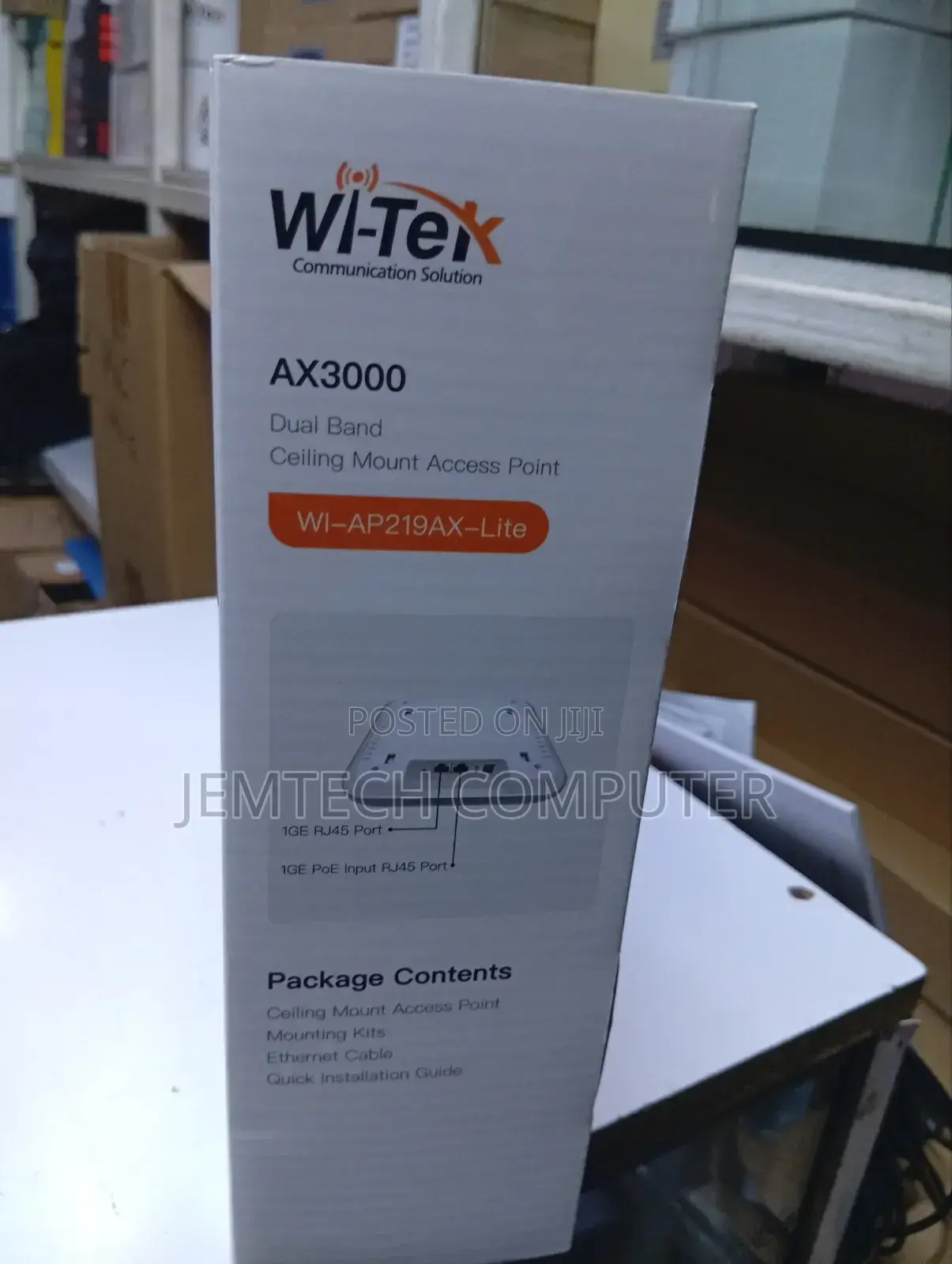 Wi-Tek Wi-Ap219ax Litewi-Fi 6 (Ax3000) Indoor Ceiling Access Point