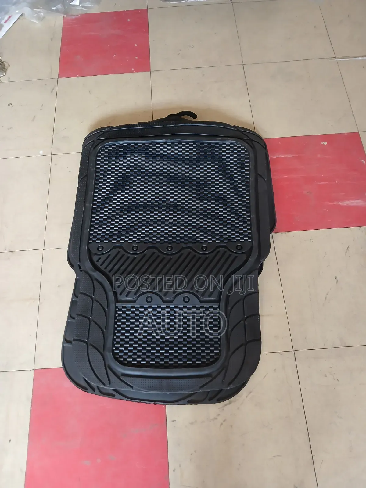 Black Silicone Car Floor Mats | Universal Anti-Slip Waterproof Mats