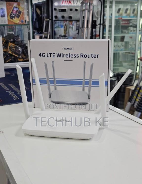 4g Lte Wireless Router 300mbps | Sim Card Wifi Router With 4 Antennas