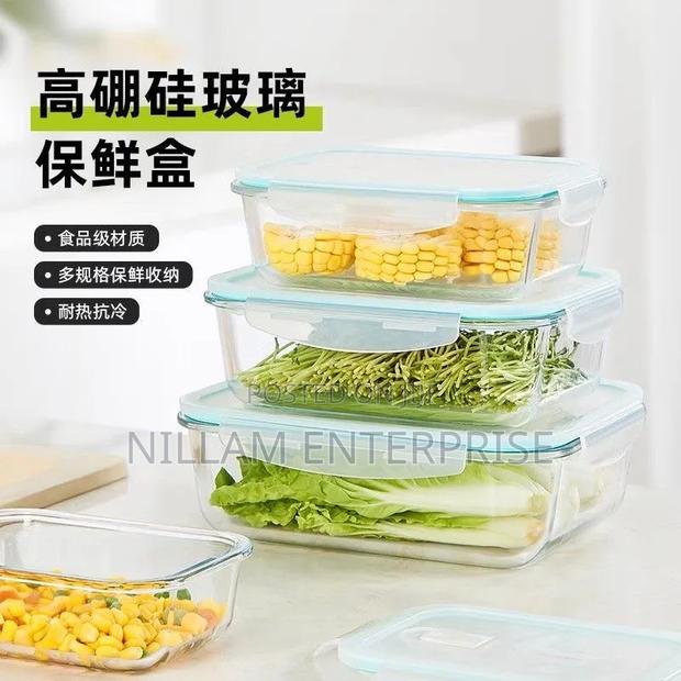 3pc High Borosilicate Food Containers*