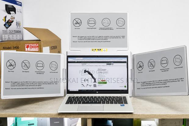Quad Screen Portable Laptop Extender