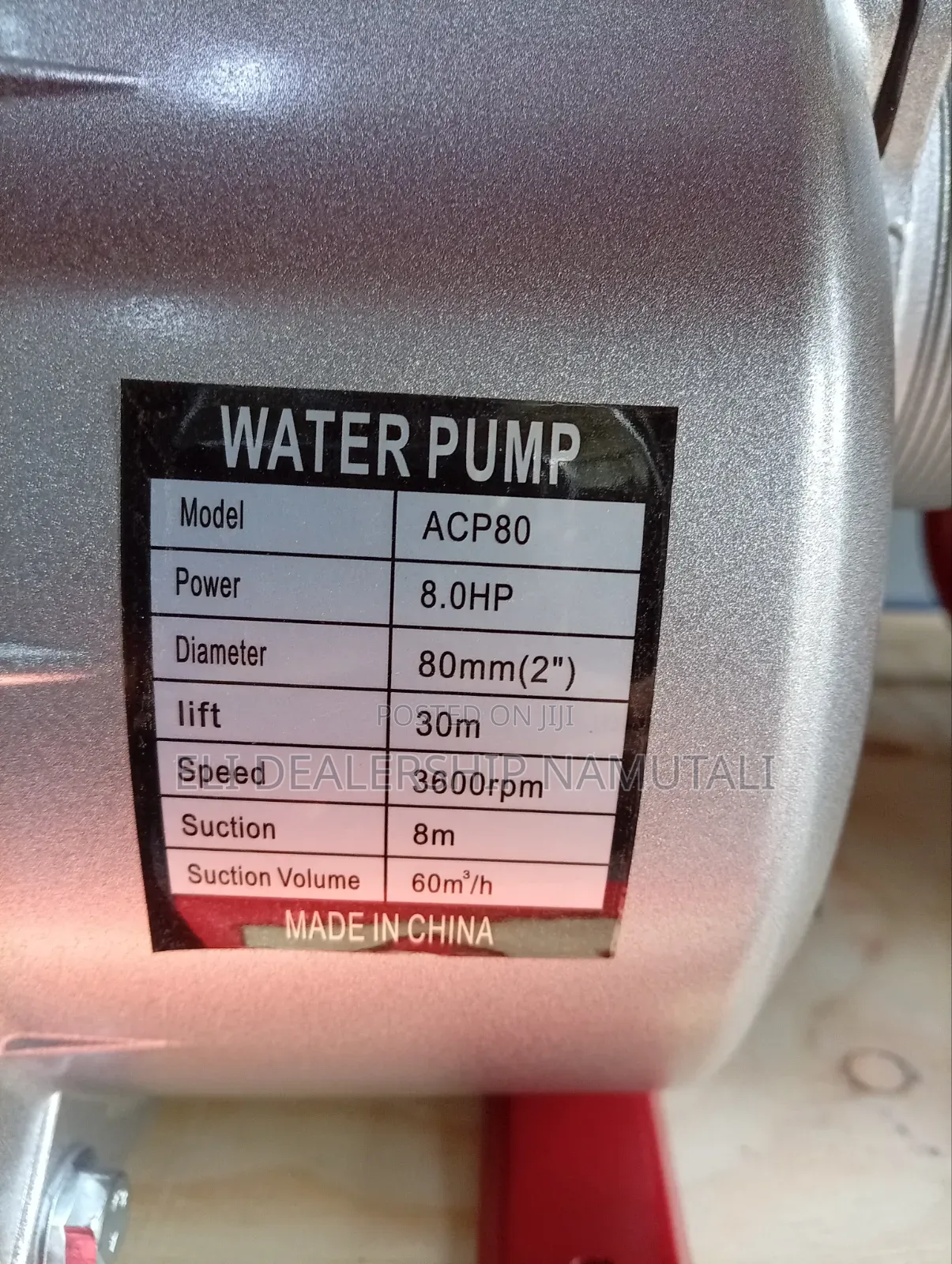 8hp Aico Normal Water Pump 3" for Irrigation