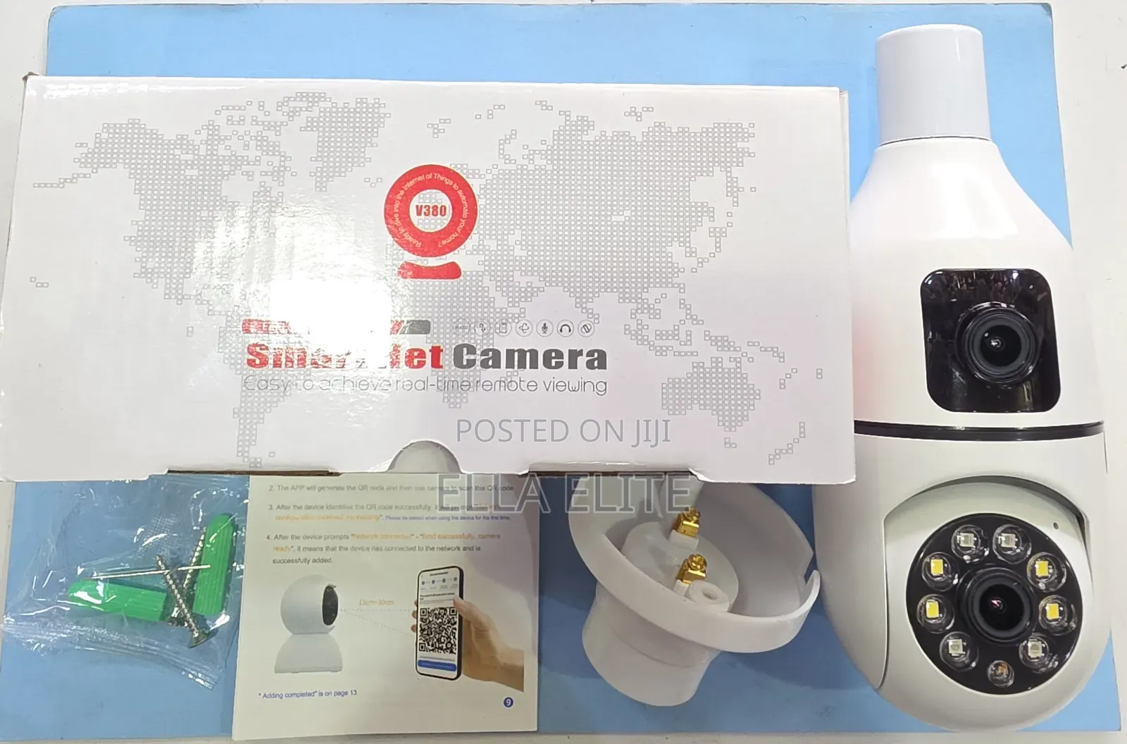 V380 Rotating 360 PTZ Double Camera